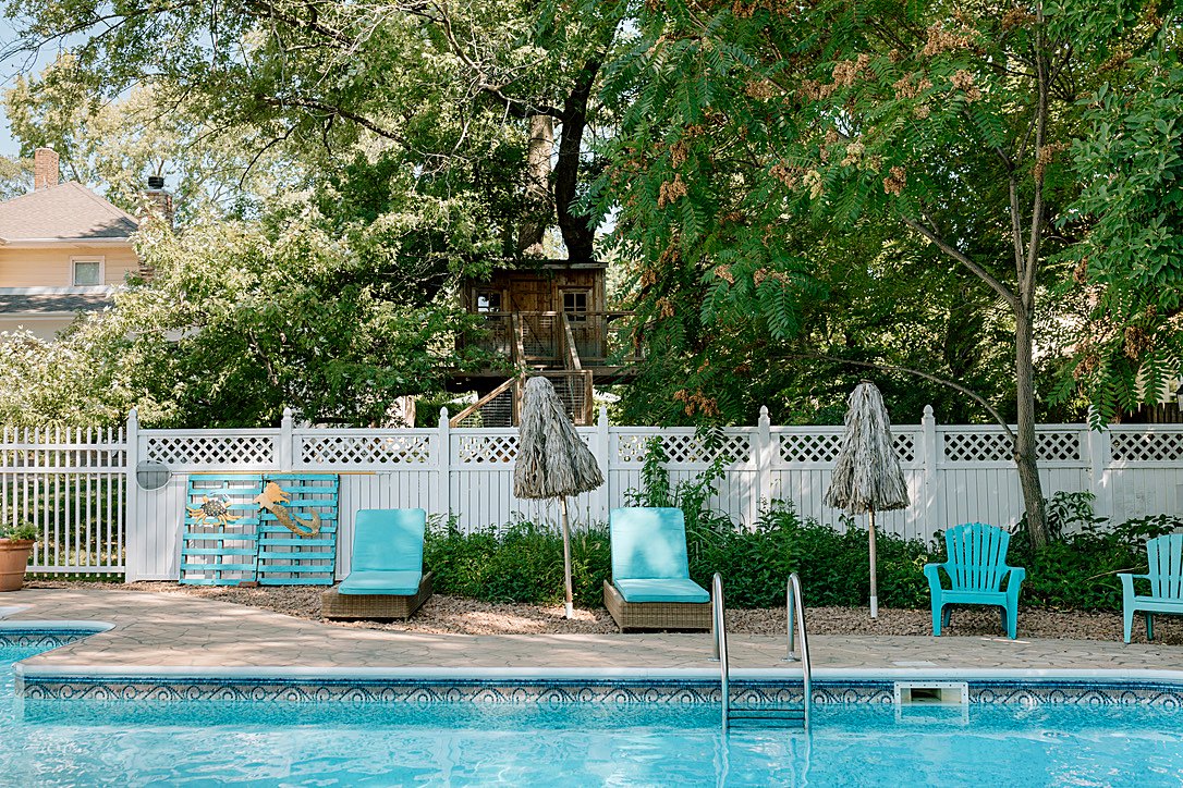Pool and grounds